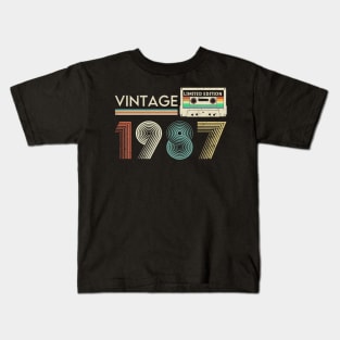 Vintage 1987 Limited Cassette Kids T-Shirt